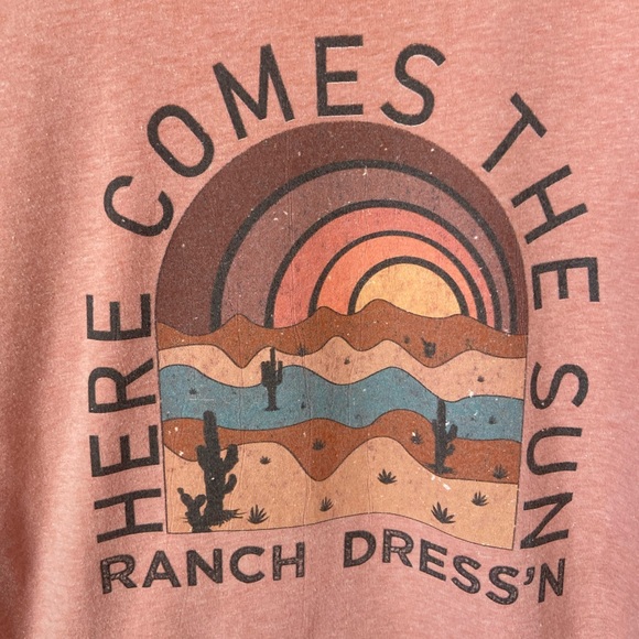Ranch Dress’n Pink Short Sleeve Western Graphic Tee - Picture 2 of 6